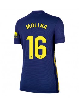 Zenske Futbalové oblečenie Atletico Madrid Nahuel Molina #16 2025-26 Krátky Rukáv - Preč Zenske Futbalové oblečenie Atletico Madrid Nahuel Molina #16 2025-26 Krátky Rukáv - Preč